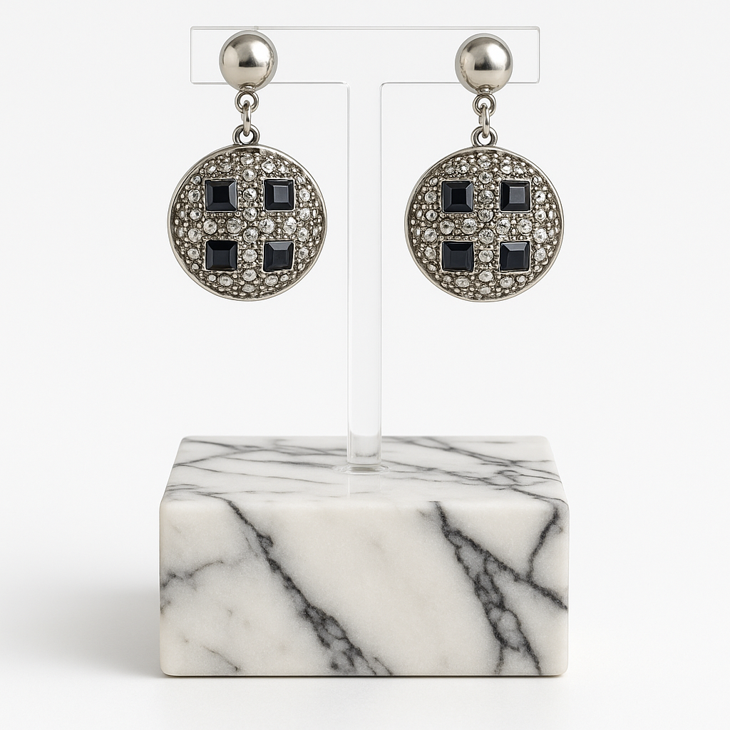 Midnight Glam Drop Earrings