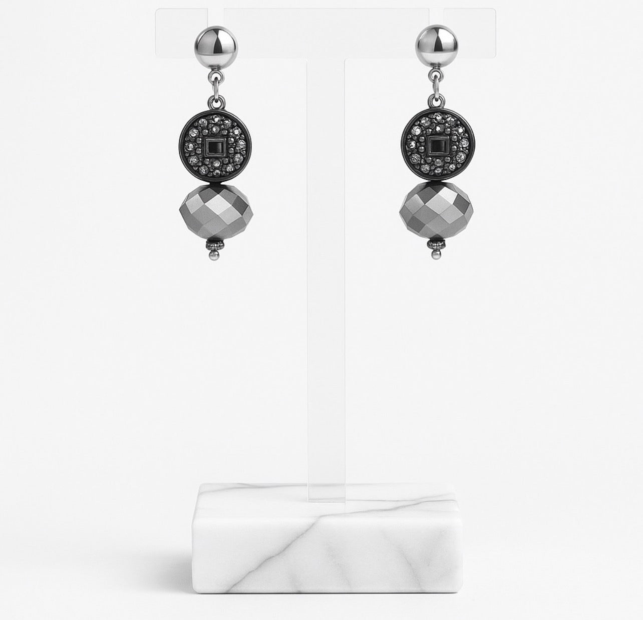 Midnight Soirée Drop Earrings